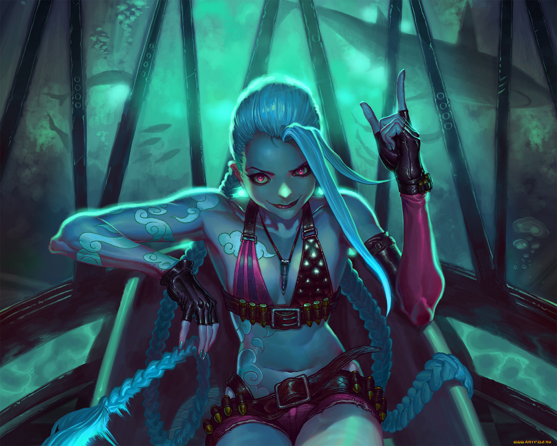  , league of legends, , jinx, lol, league, of, legends, happykwak, 